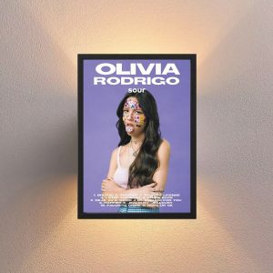Cuadro Decorativo Olivia Rodrigo - Modelo 08 - A3 30x40