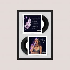 Cuadro Olivia Rodrigo Cd Concept 01 - Tamaño A3 30x40 Cm