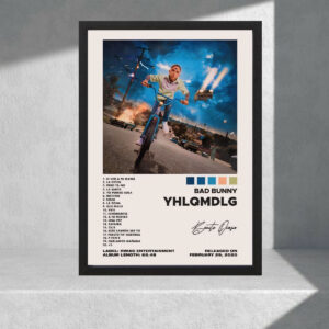 Cuadro Decorativo Bad Bunny, YhlqmdLG - Tamaño A3 30x40