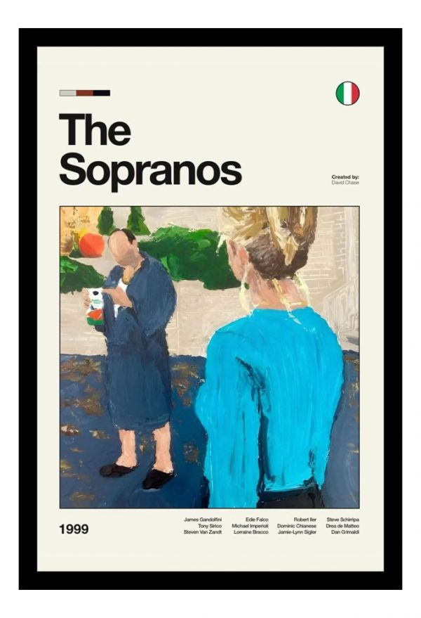 Cuadro Decorativo Series - The Sopranos 04 - A3 30x40 Cm