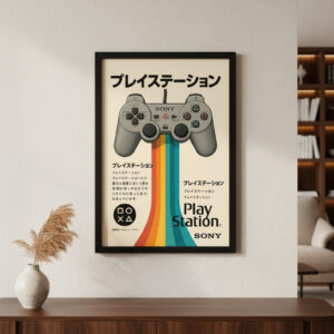 Cuadro Decorativo Videojuegos - Playstation 09 - A3 30x40 Cm