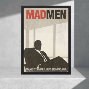 Cuadro Decorativo Series - Mad Men 08 - A3 30x40 Cm