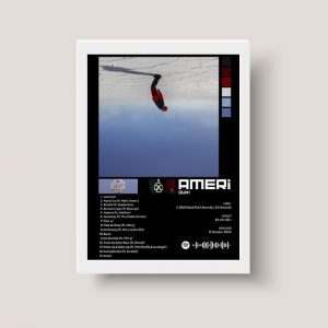 Cuadro Duki Ameri Tamaño A3 30x40 Cm