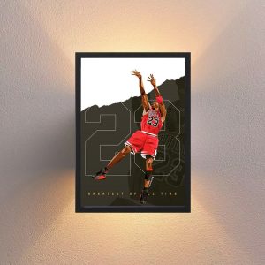 Cuadro Decorativo Michael Jordan 02 - Tamaño A3 30x40 Cm
