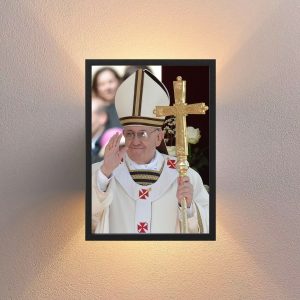 Cuadro Papa Francisco - Modelo 02 - Tamaño A3 30x40 Cm