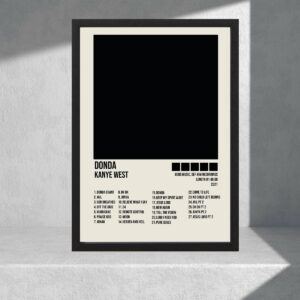 Cuadro Decorativo Kany West, Donda 02 - A3 30x40