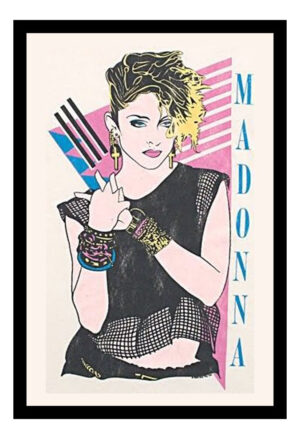 Cuadro Decorativo Musica - Madonna 02 - A3 30x40 Cm