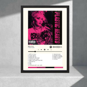 Cuadro Decorativo - Miley Cyrus, Plastic Hearts - A3 30x40