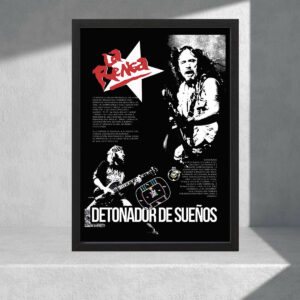 Cuadro Decorativo Musica - La Renga 05 - A3 30x40