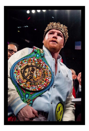 Cuadro Decorativo Boxeo - Canelo Alvarez 09 - A3 30x40 Cm