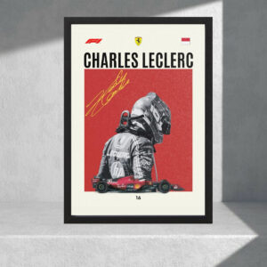Cuadro Decorativo Charles Leclerc 13 - Tamaño A3 30x40 Cm