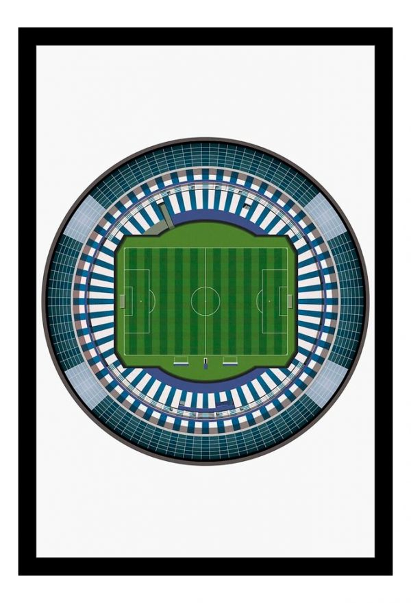 Cuadro Decorativo Futbol - Racing Club 08 - A3 30x40 Cm