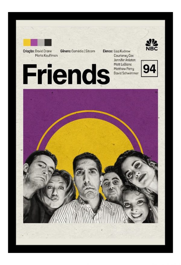Cuadro Decorativo Series - Friends 04 - A3 30x40 Cm