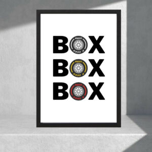 Cuadro Decorativo Formula 1 Modelo 03 - Tamaño A3 30x40 Cm