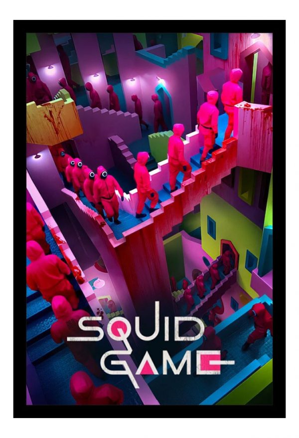 Cuadro Decorativo Series, El Juego Del Calamar 09 - A3 30x40