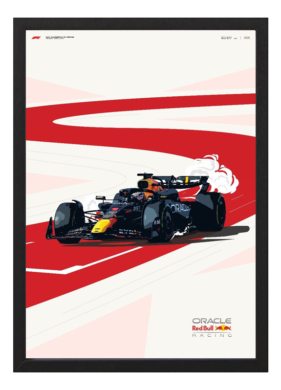 Cuadro Max Verstappen 01 - Tamaño A3 30x40 Cm
