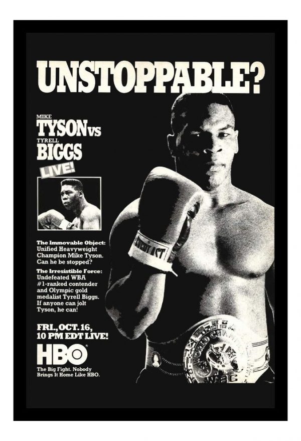 Cuadro Decorativo Boxeo - Mike Tyson 12 - A3 30x40