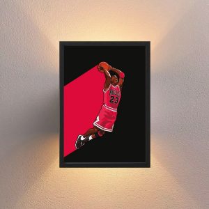 Cuadro Decorativo Michael Jordan 01 - Tamaño A3 30x40 Cm