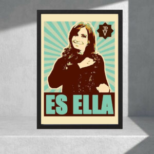 Cuadro Decorativo Cristina Kirchner Cfk 12 - A3 30x40