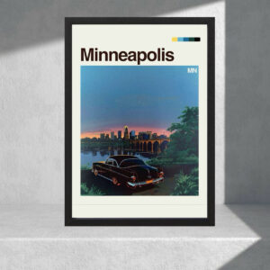 Cuadro Decorativo Paisajes - Usa, Minneapolis - A3 30x40