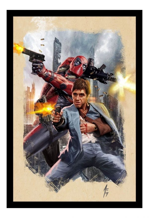 Cuadro Decorativo Cine - Scarface 07 - A3 30x40 Cm