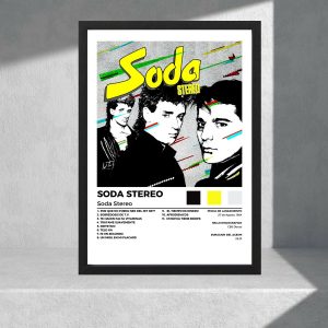Cuadro Decorativo Soda Stereo - Soda Stereo - A3 30x40 Cm