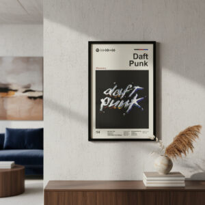 Cuadro Decorativo Musica - Daft Punk 09 - A3 30x40 Cm