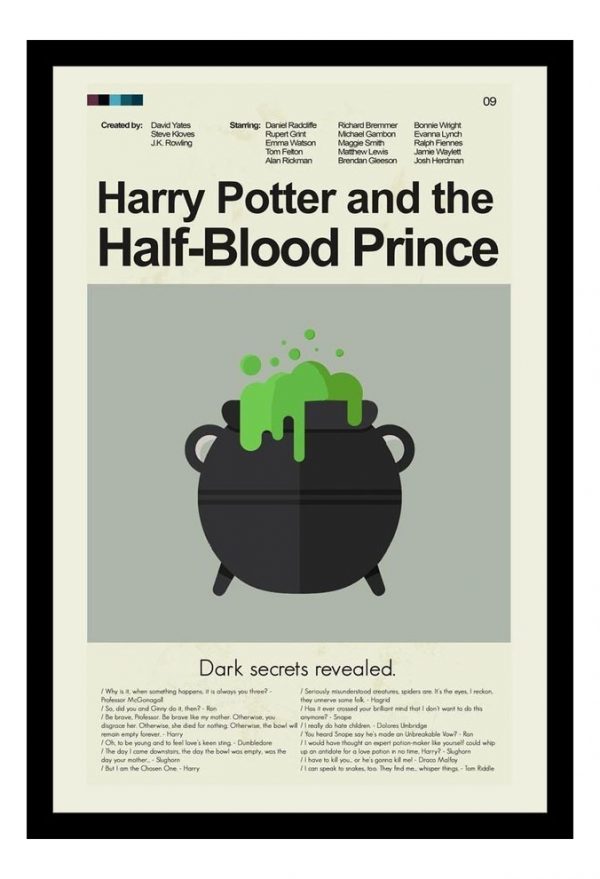 Cuadro Decorativo Cine - Harry Potter 25 - A3 30x40 Cm