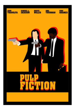 Cuadro Decorativo Cine - Pulp Fiction 01 - A3 30x40