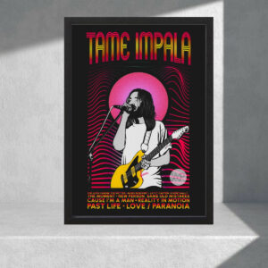Cuadro Decorativo Musica - Tame Impala 07 - Tamaño A3 30x40
