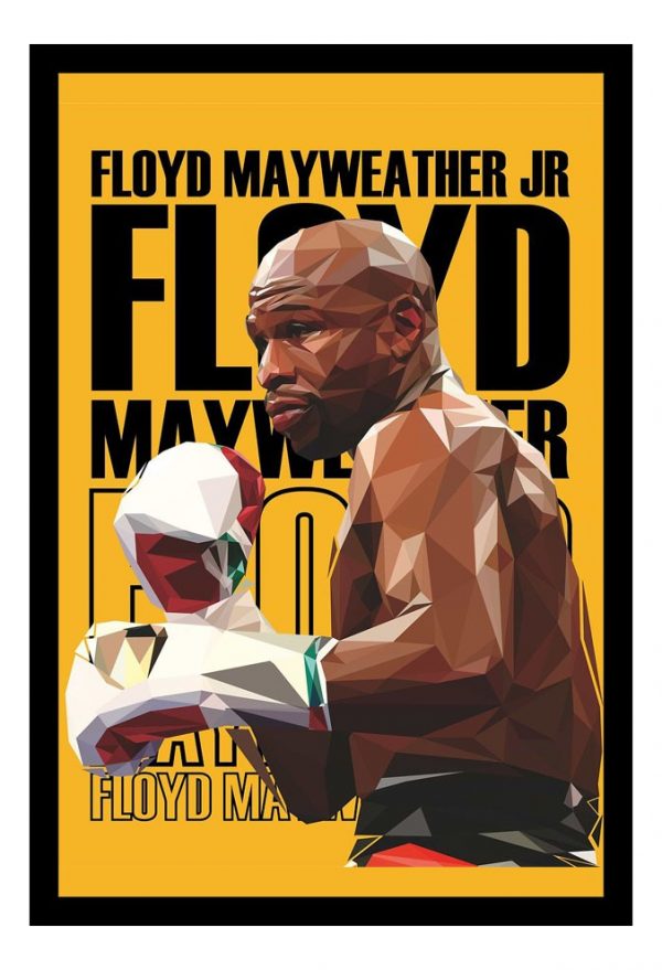 Cuadro Decorativo Boxeo - Floyd Mayweather 13 - A3 30x40