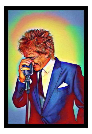 Cuadro Decorativo Musica - Rod Stewart 01 - A3 30x40 Cm