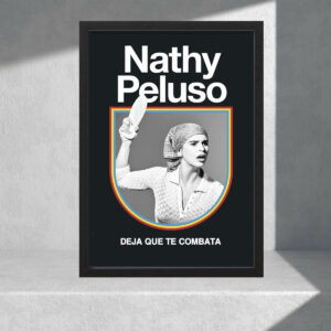 Cuadro Decorativo Música - Nathy Peluso 03 - Tamaño A3 30x40