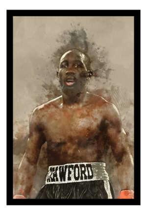 Cuadro Decorativo Boxeo - Terence Crawford 04 - A3 30x40