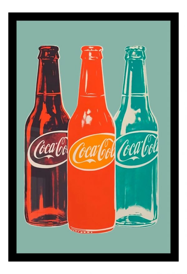 Cuadro Decorativo Bares - Coca Cola 15 - A3 30x40