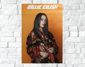 Poster Lámina Decorativa Billie Eilish 25 Tamaño A3 30x42 Cm