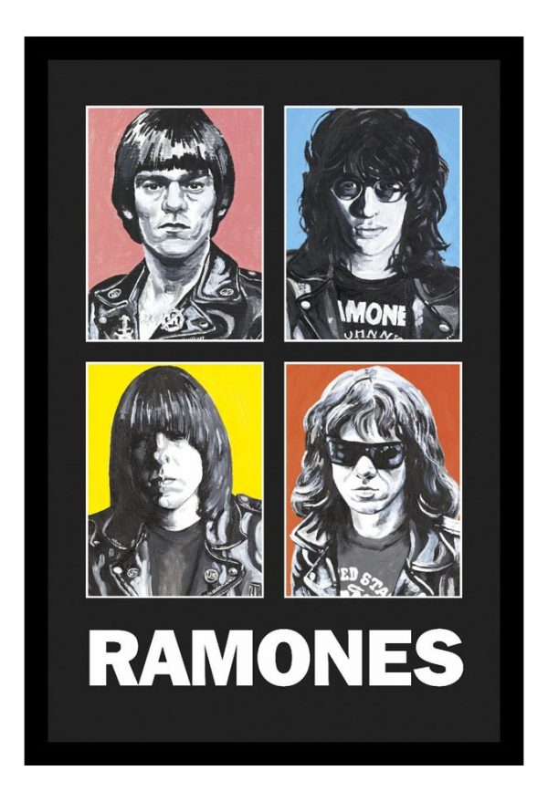 Cuadro Decorativo Música - Ramones 08 - A3 30x40