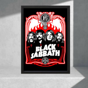 Cuadro Decorativo Musica - Black Sabbath 07 - A3 30x40