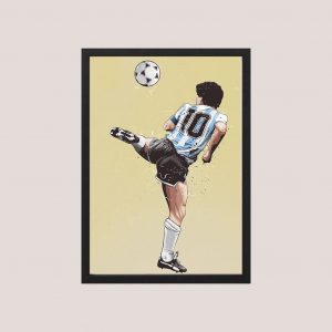 Cuadro Diego Maradona - Modelo 09 - Tamaño A3 30x40 Cm