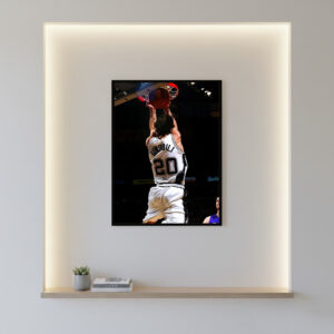 Cuadro Decorativo Basquet - Manu Ginobili 06 - A3 30x40 Cm