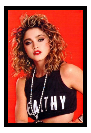 Cuadro Decorativo Musica - Madonna 01 - A3 30x40 Cm