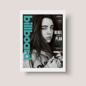 Cuadro Billie Eilish Modelo 17 - Tamaño A3 30x40 Cm