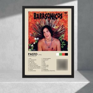 Cuadro Musical Con Qr - Babasonicos, Pasto - A3 30x40