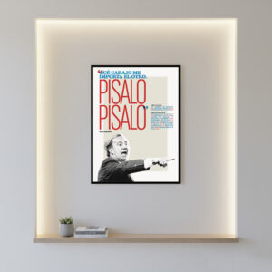 Cuadro Decorativo Futbol - Carlos Bilardo 07 - A3 30x40 Cm