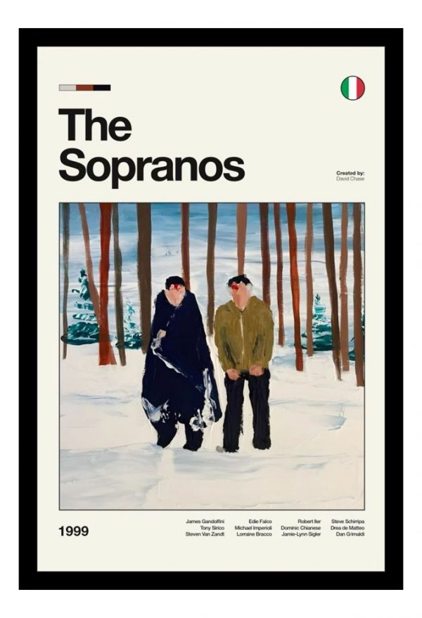 Cuadro Decorativo Series - The Sopranos 06 - A3 30x40 Cm
