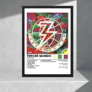 Cuadro Decorativo Fito Paez - Tercer Mundo - A3 30x40 Cm