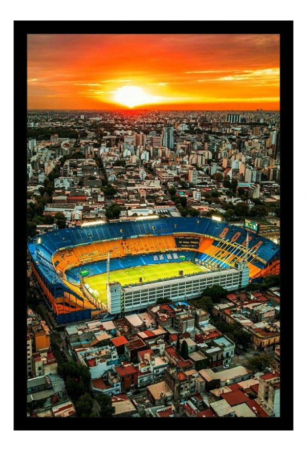 Cuadro Decorativo Boca Juniors - La Bombonera 12 - A3 30x40