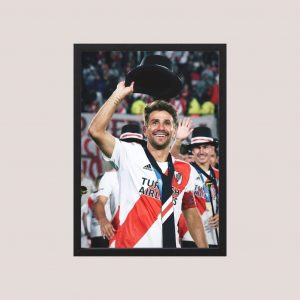 Cuadro River Plate - Leo Ponzio 01 - Tamaño A3 30x40 Cm