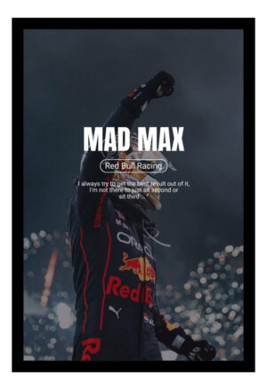 Cuadro Decorativo F1 - Max Verstappen 06 - A3 30x40 Cm