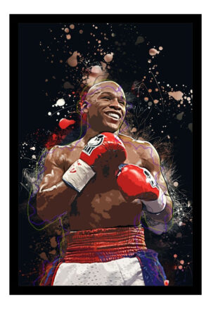 Cuadro Decorativo Boxeo - Floyd Mayweather 01 - A3 30x40